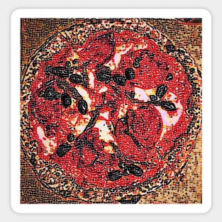 Napoletana Pizza with Salami Sticker